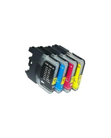 18ML Brother Compatible LC61C LC980C LC1100C ALTA CAPACITA 18ML Brother Compatible LC61C LC980C LC1100C ALTA CAPACITA