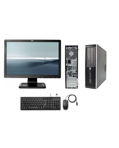Postazione completa HP Compaq Pro 6305 240gb sdd + 320 gb pollici windows 10