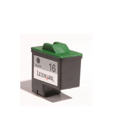 14ML Rigenerata Lexmark Jet Printer Z13/Z23/Z23E -Nera 16 14ML Rigenerata Lexmark Jet Printer Z13/Z23/Z23E -Nera 16