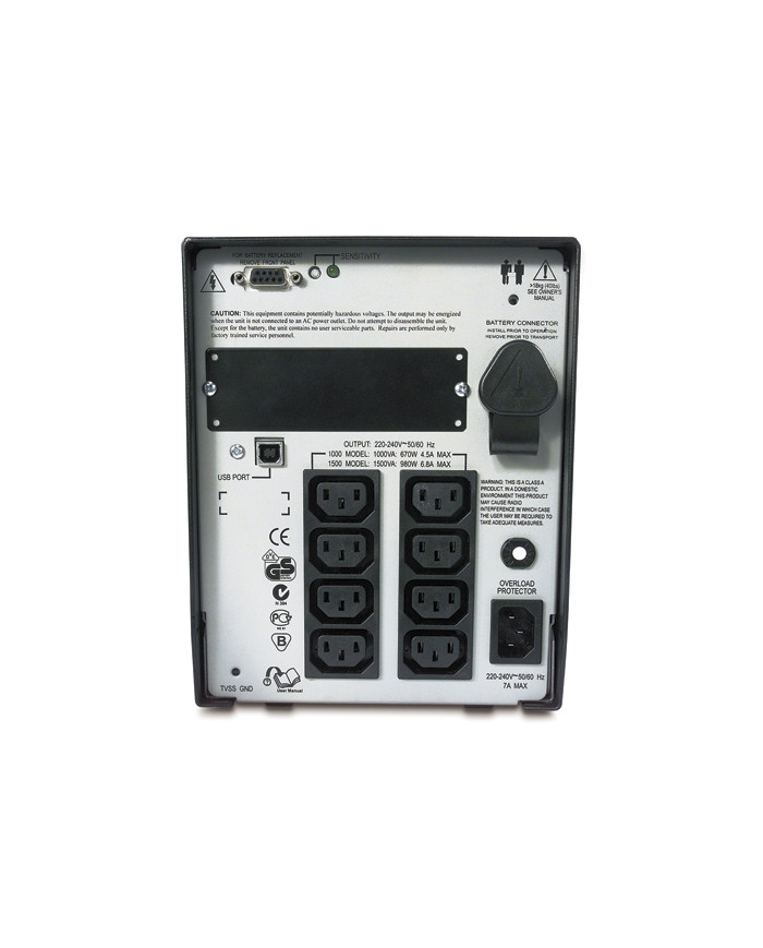 Gruppo di continuità UPS APC Smart-UPS 1500VA USB & Serial SUA1500 Gruppo di continuità UPS APC Smart-UPS 1500VA USB & Serial SUA1500