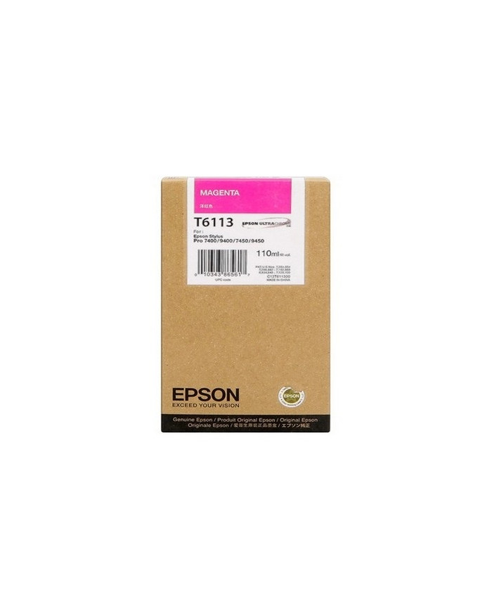 Cartuccia Originale Epson T6113 C13T611300 magenta Cartuccia Originale Epson T6113 C13T611300 magenta