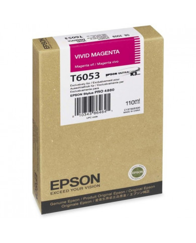 Cartuccia Originale Epson T6053 C13T605300 vivid magenta Cartuccia Originale Epson T6053 C13T605300 vivid magenta