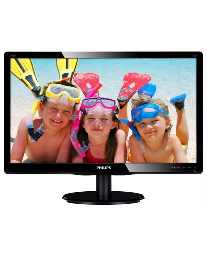 Monitor Schermo Philips 196V4L 19" pollici DVI VGA 1366 x 768 - usato
