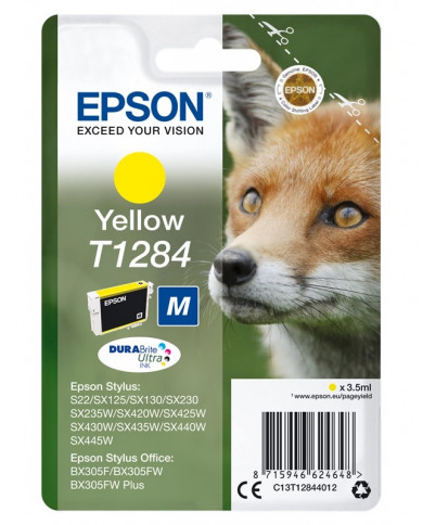 Cartuccia inchiostro originale Epson T1284 giallo nuovo Cartuccia inchiostro originale Epson T1284 giallo nuovo
