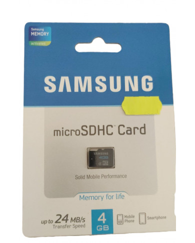 Samsung 4GB scheda memoria microSD Classe 4 micro sdhc