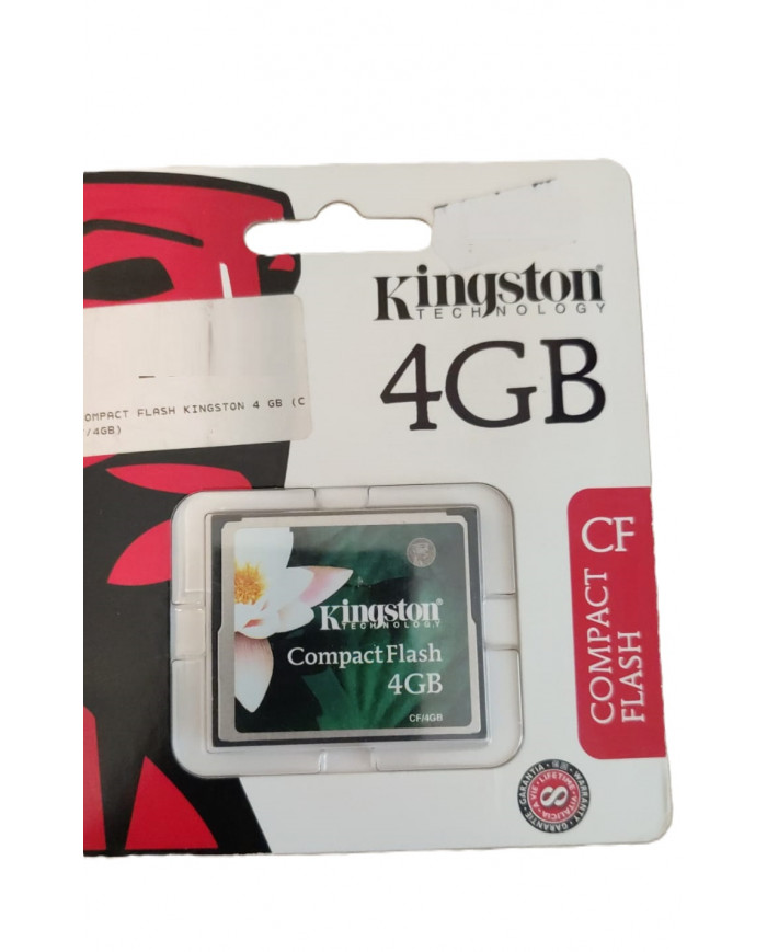 Kingston 4GB scheda di memoria Compact Flash