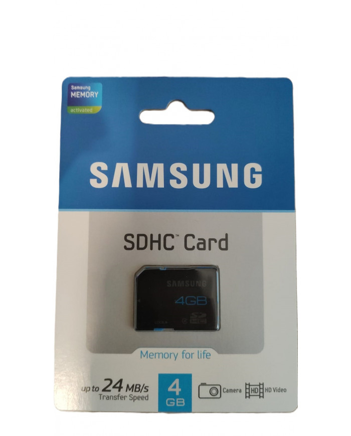 Samsung 4GB scheda memoria SD Classe 4 sdhc 24MB/s