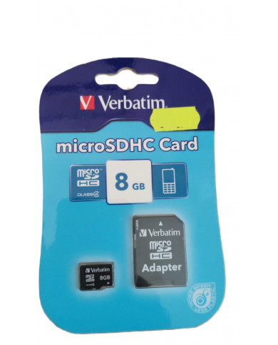 Verbatim 8GB scheda memoria microSD Classe 4 micro sdhc