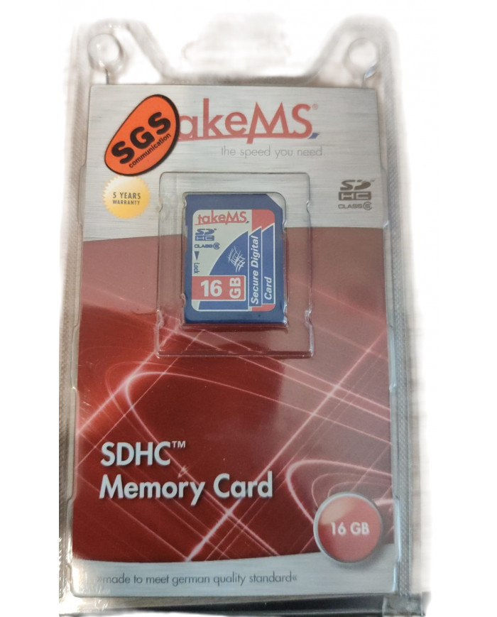 TakeMS 16GB scheda memoria SD Classe 6 sdhc TakeMS 16GB scheda memoria SD Classe 6 sdhc
