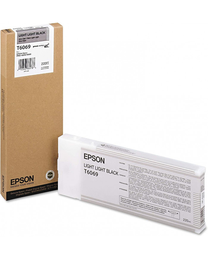 Cartuccia Originale Epson t6069 nero light light c13t606900 Cartuccia Originale Epson t6069 nero light light c13t606900