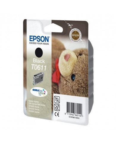 Cartuccia Originale Epson T0611 nero per Epson Stylus Cartuccia Originale Epson T0611 nero per Epson Stylus