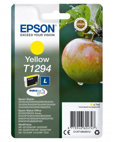 Cartuccia Originale Epson T1294 giallo per Epson Stylus nuovo Cartuccia Originale Epson T1294 giallo per Epson Stylus nuovo