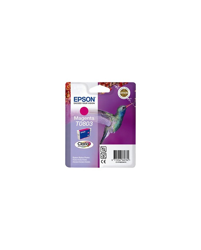 Cartuccia inchiostro originale Epson Magenta T0803 C13T08034020 nuovo