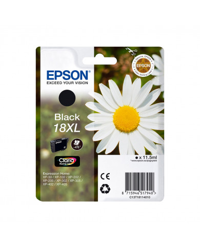 Cartuccia inchiostro originale Epson nero T1811 XL nuovo Cartuccia inchiostro originale Epson nero T1811 XL nuovo