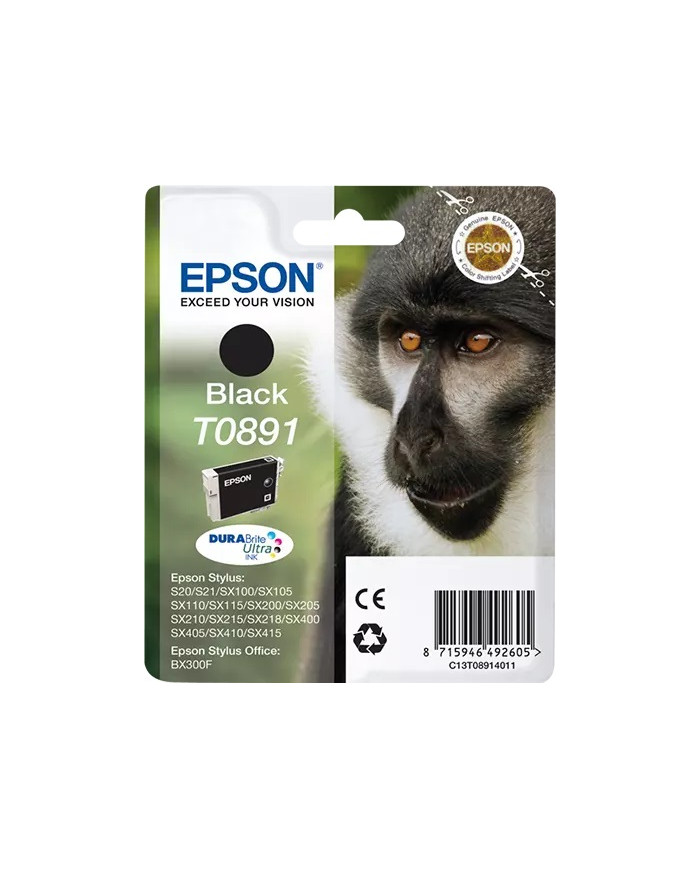 Cartuccia inchiostro originale Epson nero T0891 nuovo