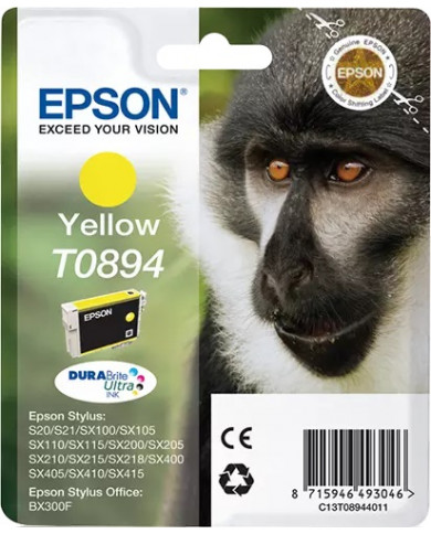 Cartuccia inchiostro originale Epson giallo T0894 nuovo Cartuccia inchiostro originale Epson giallo T0894 nuovo
