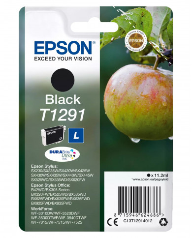 Cartuccia inchiostro originale Epson nero T1291 nuovo