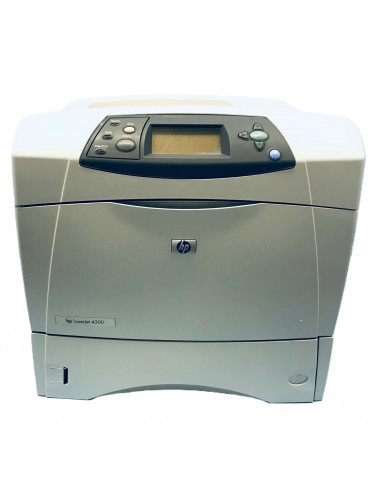Stampante laser bianco nero Hp Laserjet 4300n rete A4 118 stampe usato Stampante laser bianco nero Hp Laserjet 4300n rete A4 118 stampe usato