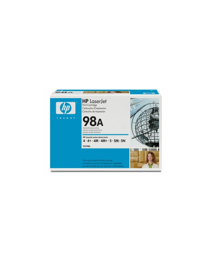 Cartuccia toner originale HP laserjet 98A 92298A nero nuovo
