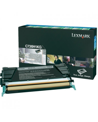 Cartuccia toner originale Lexmark C736H1KG nero C736DN C736DTN C736N X736de X738de X738dte Cartuccia toner originale Lexmark C736H1KG nero C736DN C736DTN C736N X736de X738de X738dte