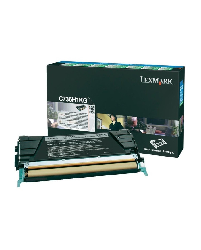 Cartuccia toner originale Lexmark C736H1KG nero C736DN C736DTN C736N X736de X738de X738dte