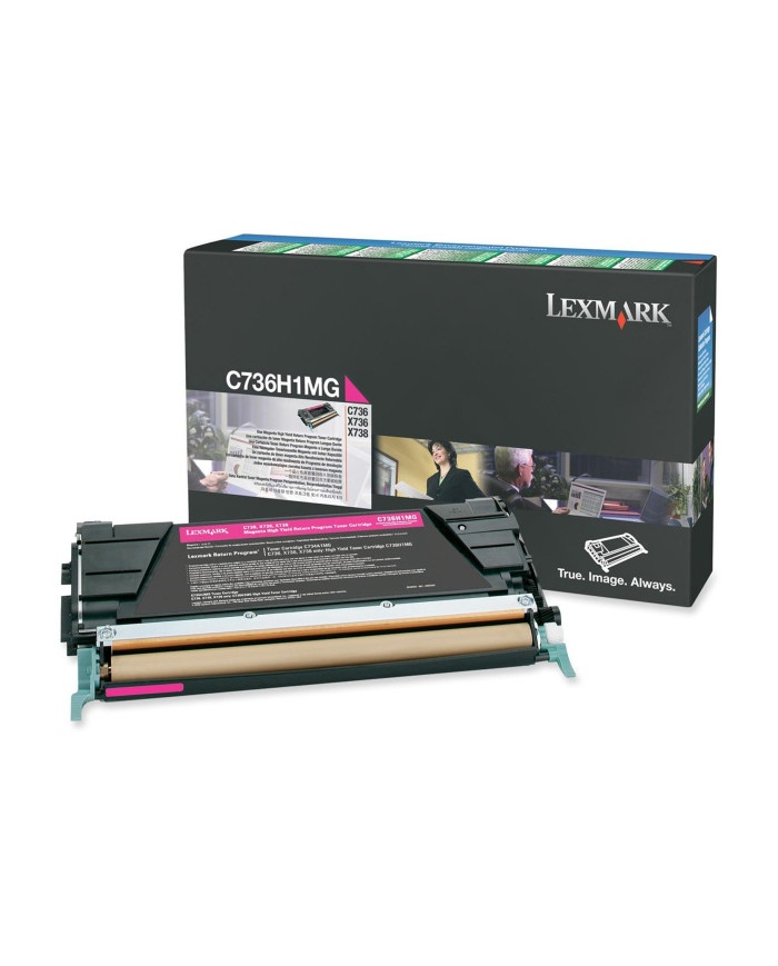 Cartuccia toner originale Lexmark C736H1MG magenta C736DN C736DTN C736N X736de X738de X738dte