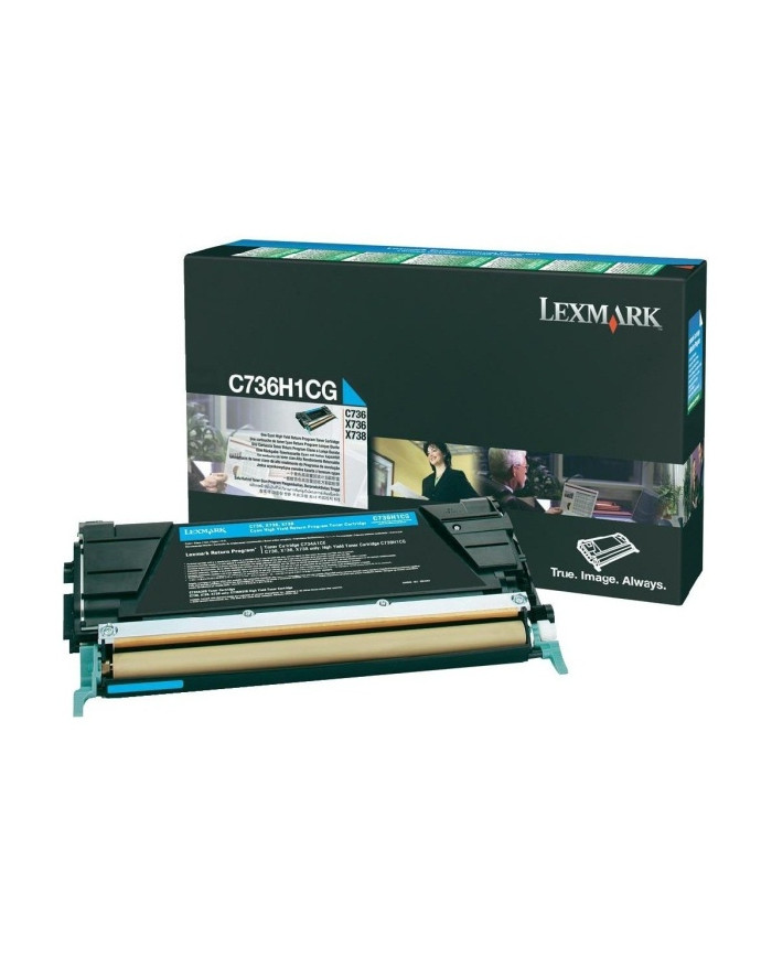Cartuccia toner originale Lexmark C736H1CG ciano C736DN C736DTN C736N X736de X738de X738dte Cartuccia toner originale Lexmark C736H1CG ciano C736DN C736DTN C736N X736de X738de X738dte