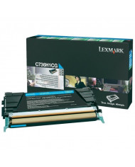 Cartuccia toner originale Lexmark C736H1CG ciano C736DN C736DTN C736N X736de X738de X738dte Cartuccia toner originale Lexmark C736H1CG ciano C736DN C736DTN C736N X736de X738de X738dte