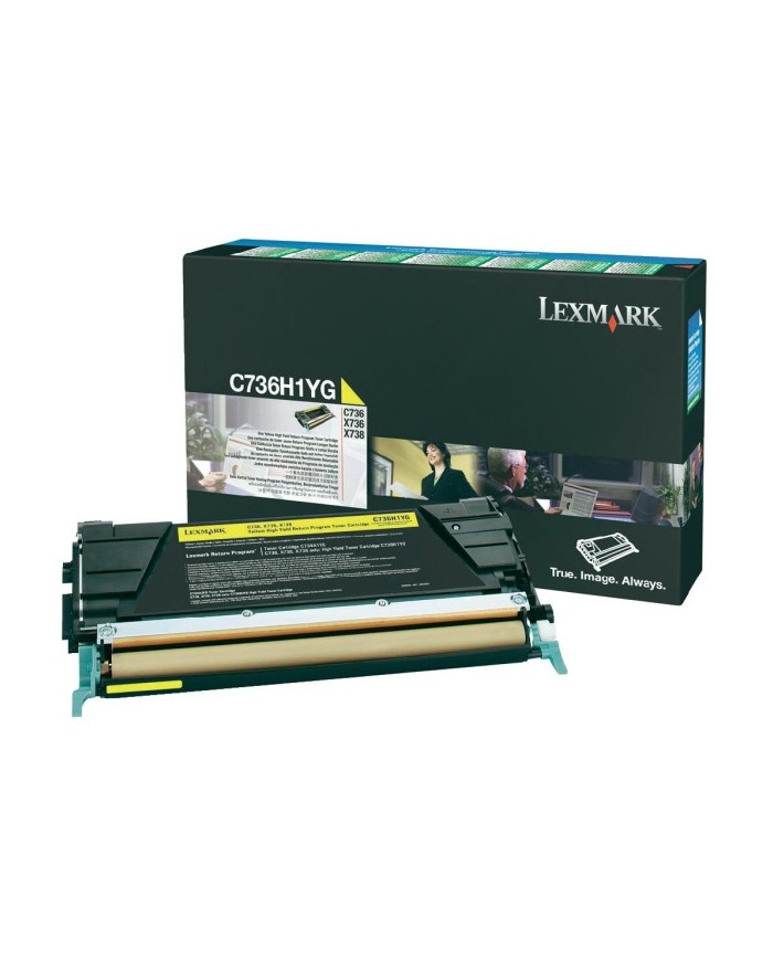 Cartuccia toner originale Lexmark C736H1YG giallo C736DN C736DTN C736N X736de X738de X738dte