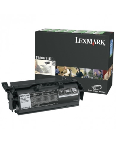 Cartuccia toner originale Lexmark T650H11E nero T650 T652 Cartuccia toner originale Lexmark T650H11E nero T650 T652