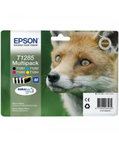 Cartuccia Originale Epson Multipack T1285 C13T12854022 per epson S22 SX125 BX230 Cartuccia Originale Epson Multipack T1285 C13T12854022 per epson S22 SX125 BX230