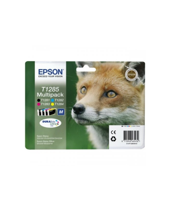 Cartuccia Originale Epson Multipack T1285 C13T12854022 per epson S22 SX125 BX230