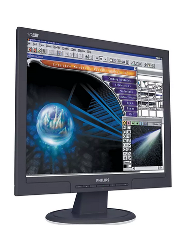 Monitor Schermo Philips 170S7 17 pollici 1280x1024 Vga DVI usato