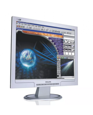 Monitor Schermo Philips 170S7 17 pollici 1280x1024 Vga DVI usato