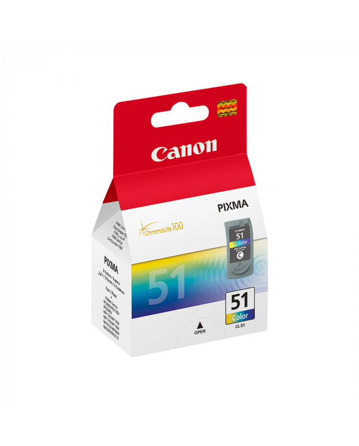 Cartuccia Originale Canon CL-51 Inchiostro Colori 0618B006AF Cartuccia Originale Canon CL-51 Inchiostro Colori 0618B006AF