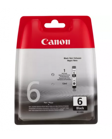 Cartuccia Originale Canon BCI6BK nero 4705A021AA nuovo Cartuccia Originale Canon BCI6BK nero 4705A021AA nuovo