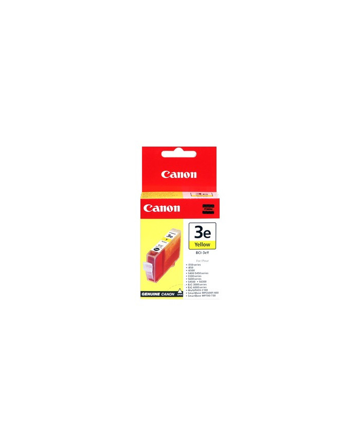 Cartuccia Originale Canon BCI3EY giallo 4482A002 nuovo