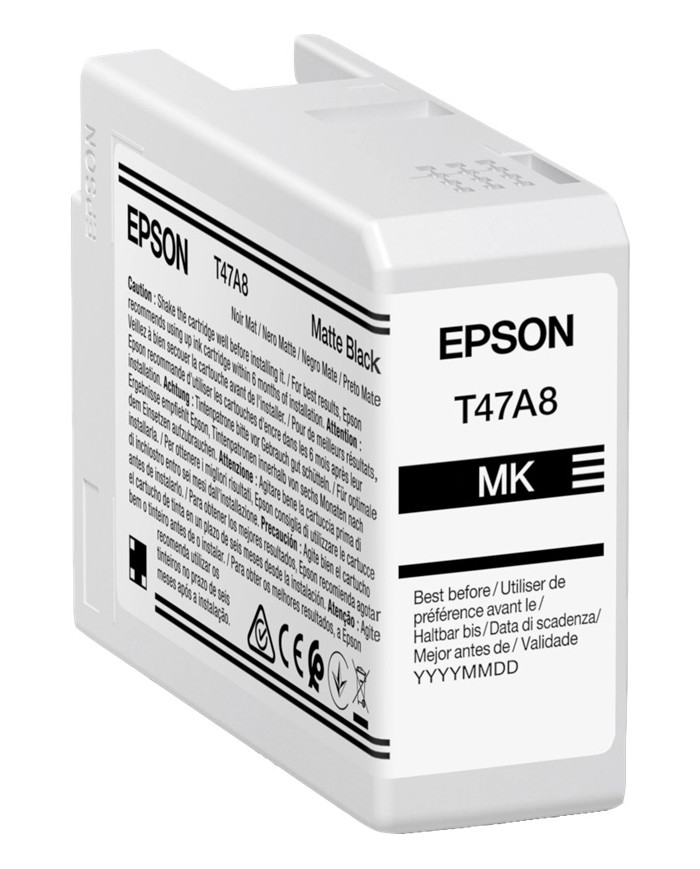 Cartuccia Originale epson surecolor SC-P900 SC-P906 nero matte T47A8 C13T47A800 Cartuccia Originale epson surecolor SC-P900 SC-P906 nero matte T47A8 C13T47A800