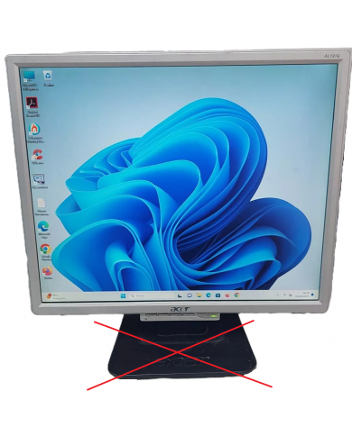 Monitor Schermo Acer AL1916 19" pollici VGA 1280x1024 4:3