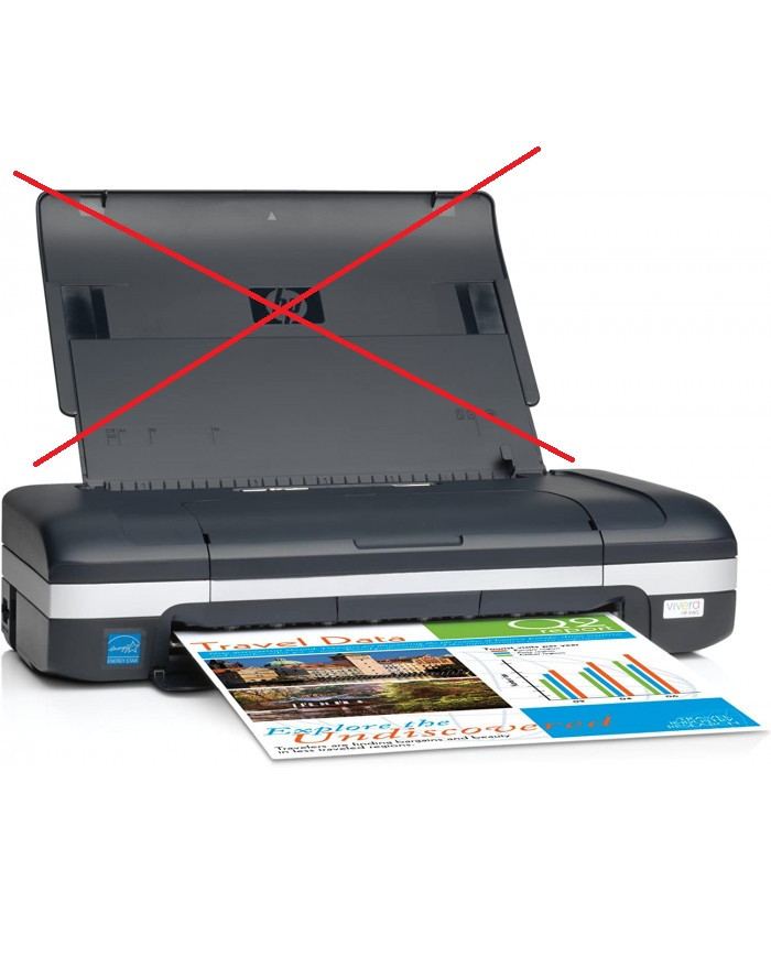 Stampante portatile inkjet colori Hp Officejet H470 Usb A4 - no cartucce Stampante portatile inkjet colori Hp Officejet H470 Usb A4 - no cartucce