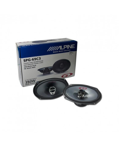 ALPINE SPG-69C3 Altoparlanti coassiali ellittici a 3 vie 16x24cm 350W