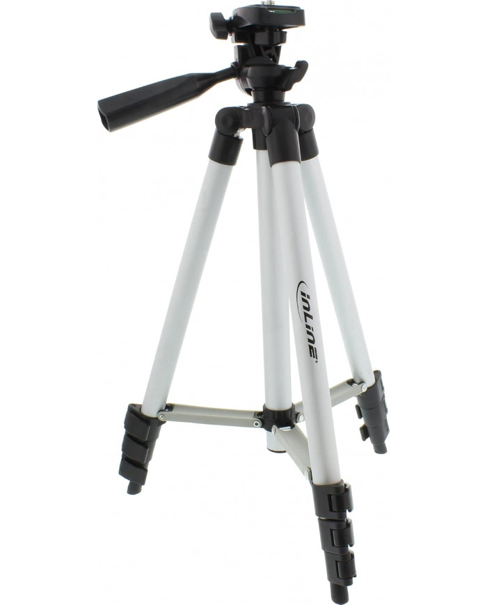 InLine 48002B treppiede Nero Argento nuovo InLine 48002B treppiede Nero Argento nuovo