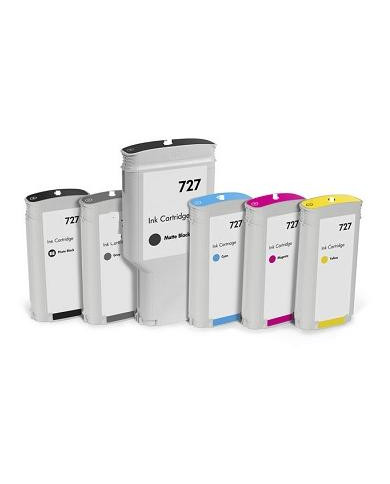Grigio Compa Hp Designjet  T1500,T2500,T920,T930-130ML 727 Grigio Compa Hp Designjet  T1500,T2500,T920,T930-130ML 727