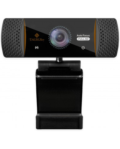 TAURUS17 Webcam Auto Focus microfono stereo USB FullHD 1080P 30FPS Windows Mac