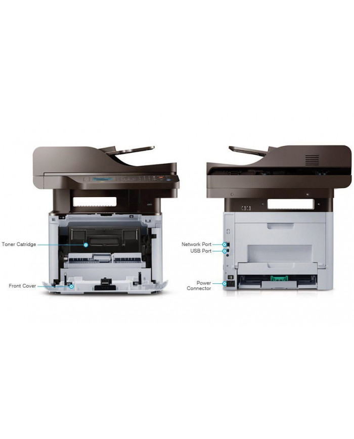 Samsung M4070fr stampante multifunzione bianco e nero fax duplex rete