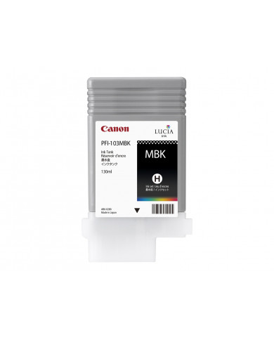 Cartuccia Originale Canon PFI-103MBK Imageprograf IPF5100 IPF6200 Nero Matte