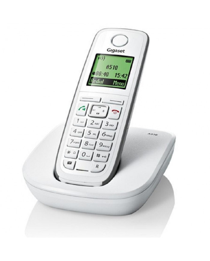 Siemens Gigaset A510 bianco Telefono cordless usato Siemens Gigaset A510 bianco Telefono cordless usato